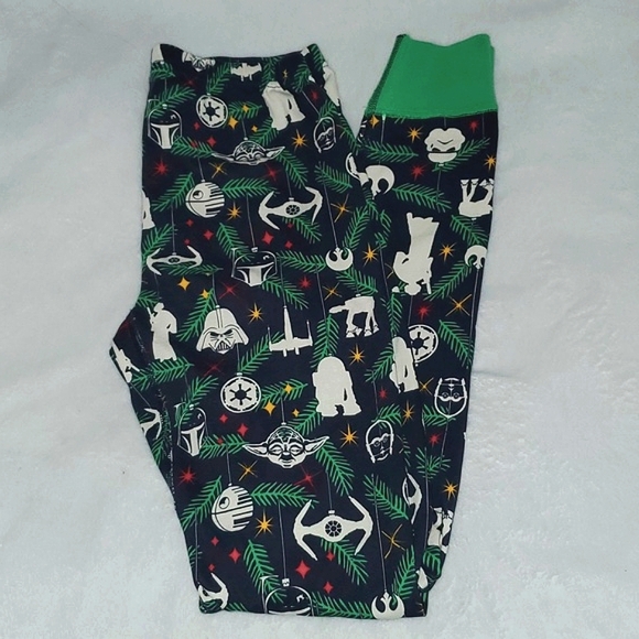 STAR WARS Holiday Long John Pajama Set Kids Size S-M (READ) - Picture 8 of 12